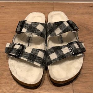 Birkenstock. Shearling sole.